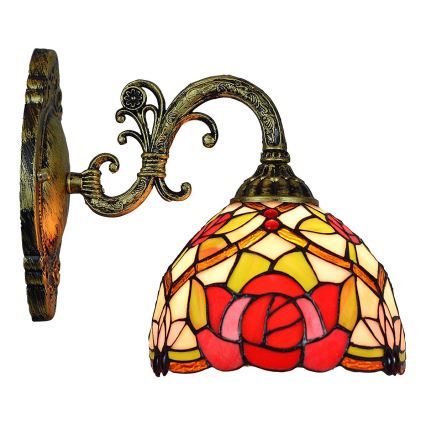 Brilagi - Tiffany glas-in-lood wandlamp GARLAN 1xE27/40W/230V