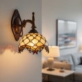 BRILAGI - Tiffany glas-in-lood wandlamp IVORY 1xE14/40W/230V