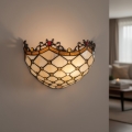 BRILAGI - Tiffany glas-in-lood wandlamp IVORY 1xE14/40W/230V