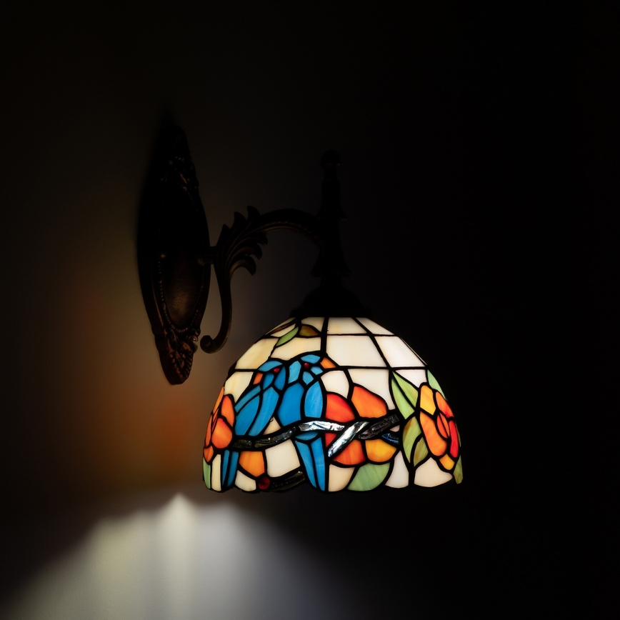 Brilagi - Tiffany glas-in-lood wandlamp JUNGLE 1xE14/40W/230V