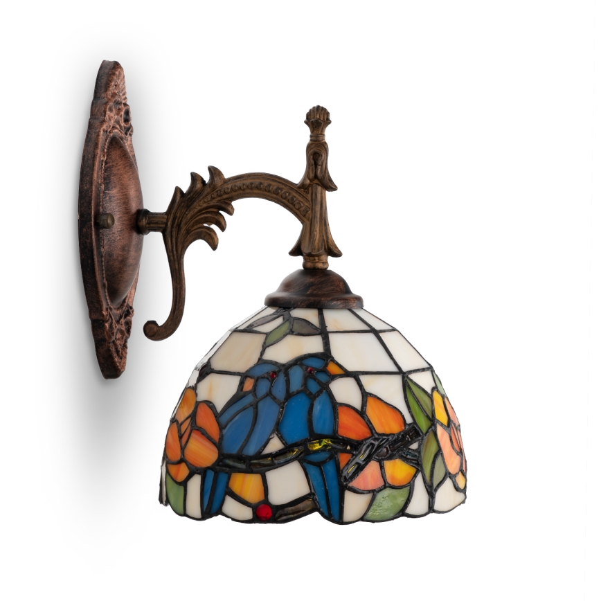 Brilagi - Tiffany glas-in-lood wandlamp JUNGLE 1xE14/40W/230V