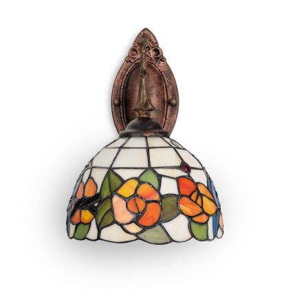 Brilagi - Tiffany glas-in-lood wandlamp JUNGLE 1xE14/40W/230V