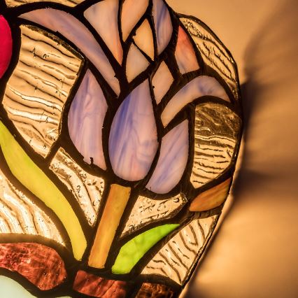 Brilagi - Tiffany glas-in-lood wandlamp LORAS 1xE14/40W/230V