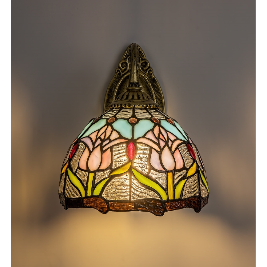 Brilagi - Tiffany glas-in-lood wandlamp LORAS 1xE27/40W/230V