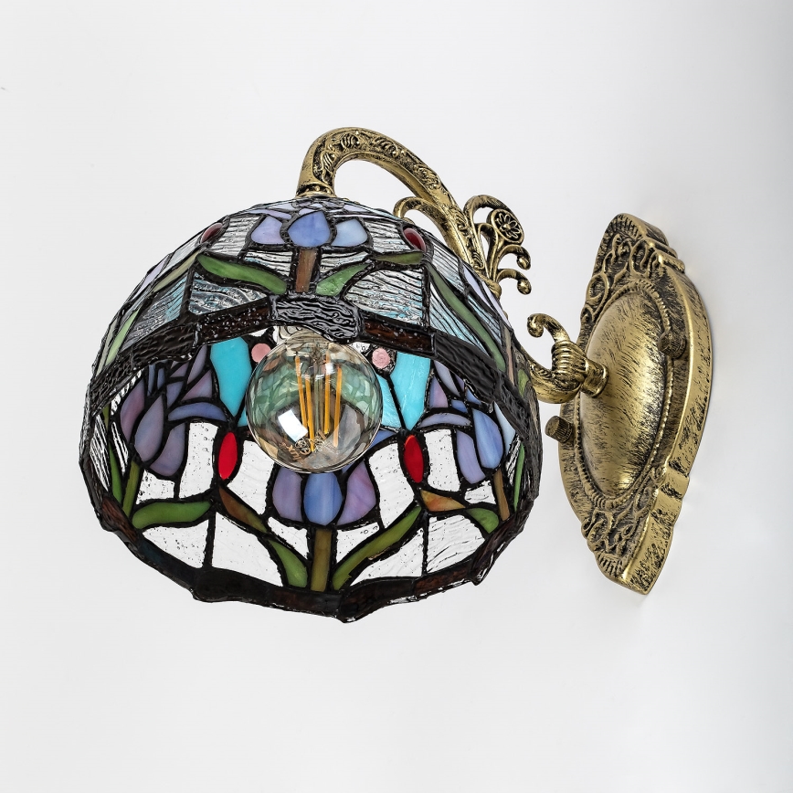 Brilagi - Tiffany glas-in-lood wandlamp LORAS 1xE27/40W/230V