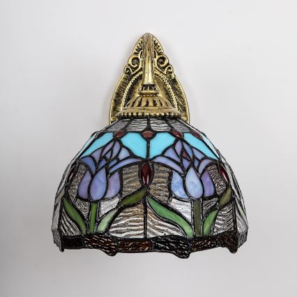 Brilagi - Tiffany glas-in-lood wandlamp LORAS 1xE27/40W/230V