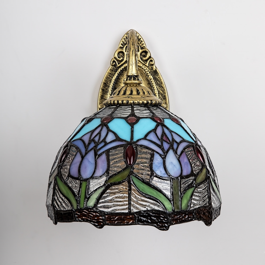 Brilagi - Tiffany glas-in-lood wandlamp LORAS 1xE27/40W/230V