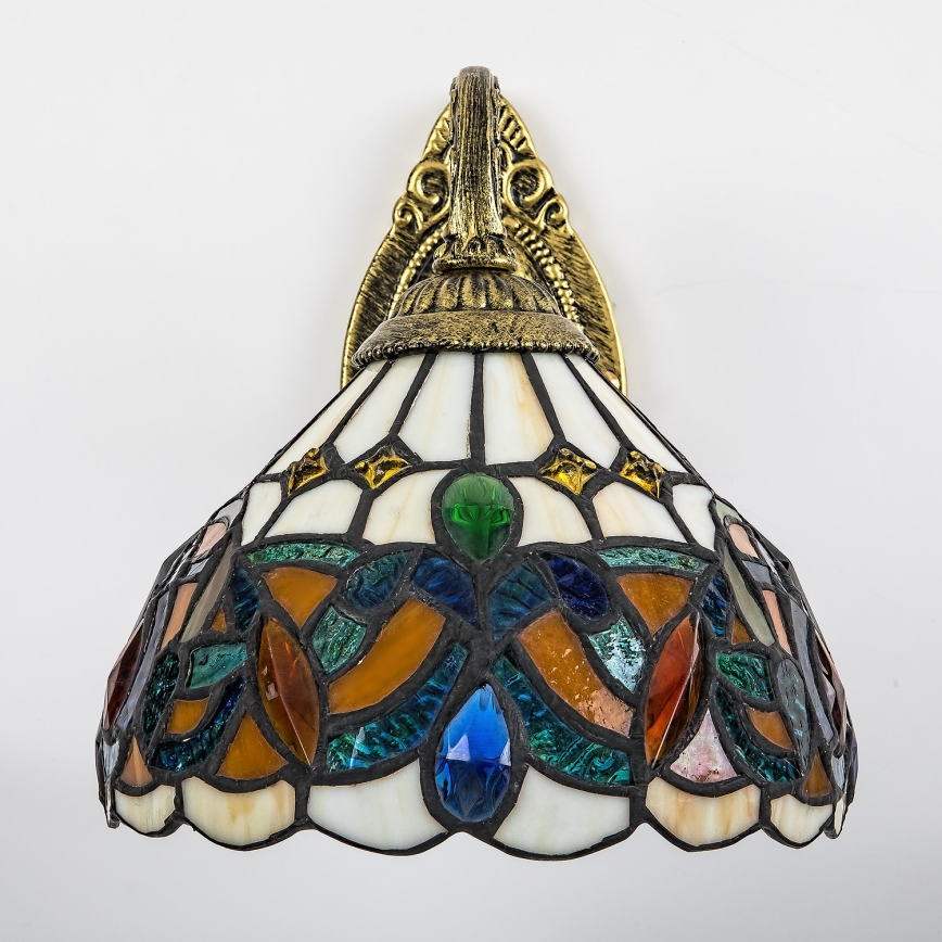 Brilagi - Tiffany glas-in-lood wandlamp LUISA 1xE27/40W/230V