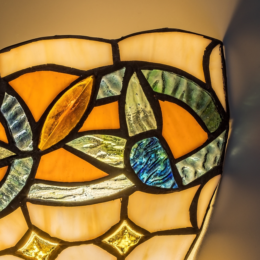 Brilagi - Tiffany-glas-in-lood wandlamp LUISA 1xE27/40W/230V