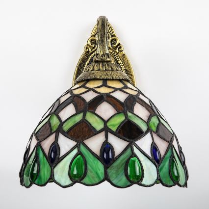 Brilagi - Tiffany glas-in-lood wandlamp MARGARET 1xE27/40W/230V