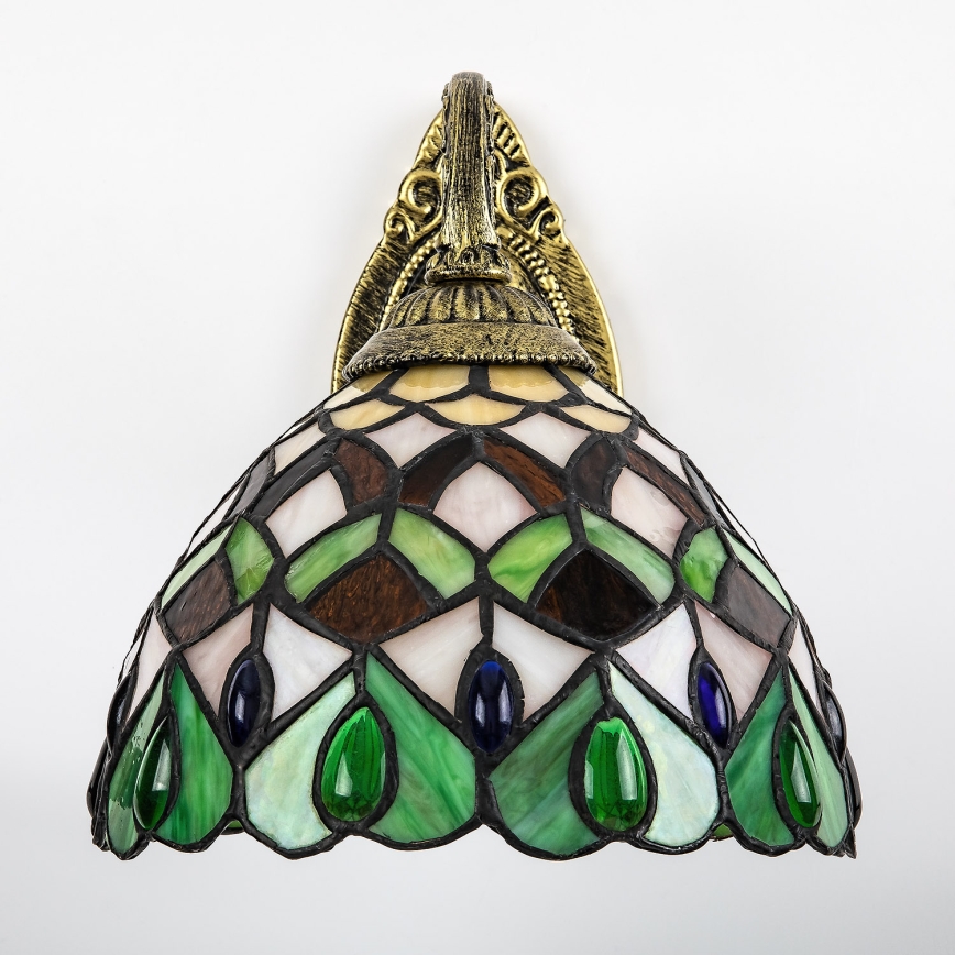 Brilagi - Tiffany glas-in-lood wandlamp MARGARET 1xE27/40W/230V