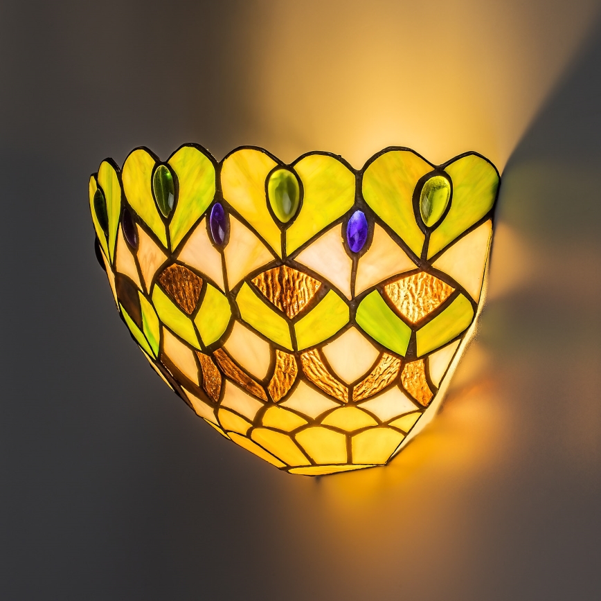 Brilagi - Tiffany glas-in-lood wandlamp MARGARET 1xE27/40W/230V