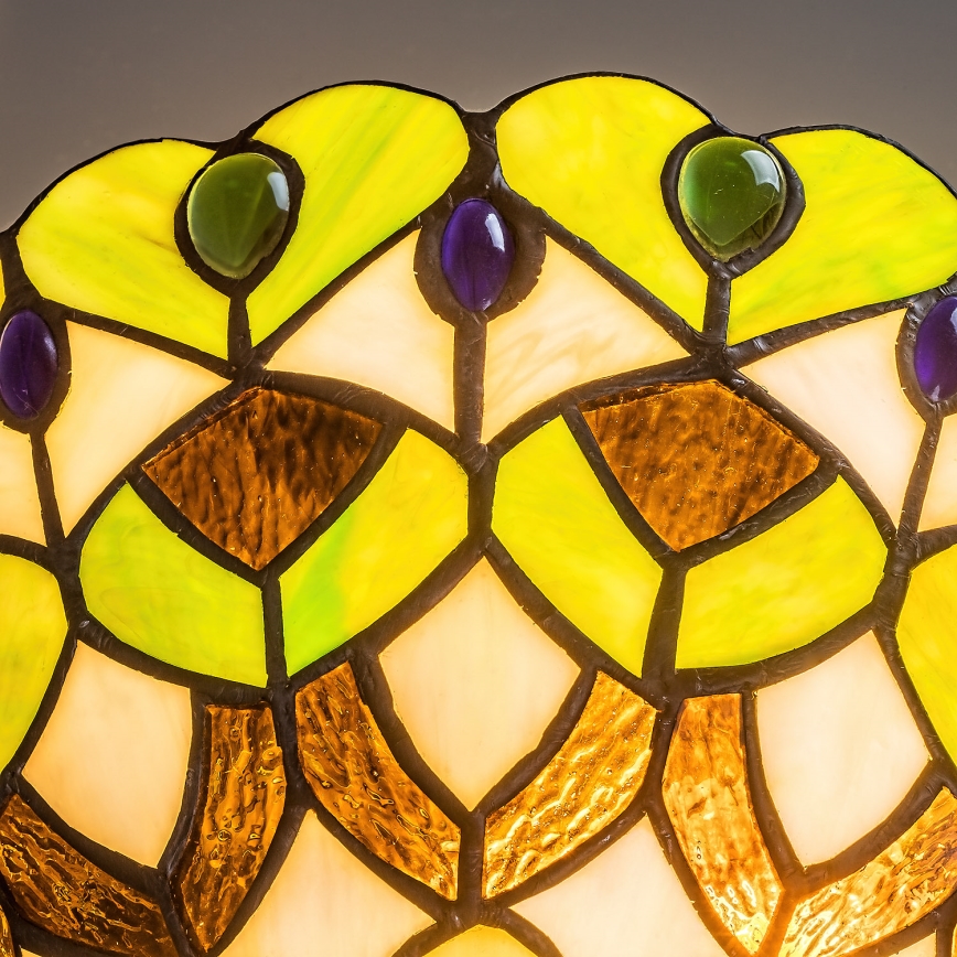 Brilagi - Tiffany glas-in-lood wandlamp MARGARET 1xE27/40W/230V