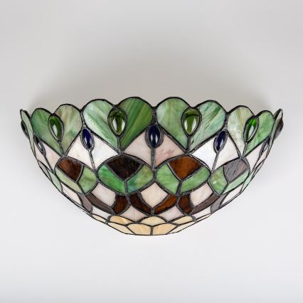 Brilagi - Tiffany glas-in-lood wandlamp MARGARET 1xE27/40W/230V