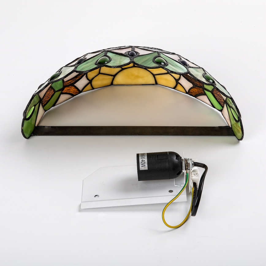 Brilagi - Tiffany glas-in-lood wandlamp MARGARET 1xE27/40W/230V