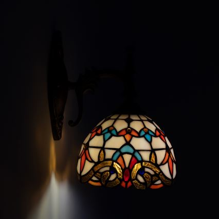 Brilagi - Tiffany glas-in-lood wandlamp MIRABELLA 1xE14/40W/230V