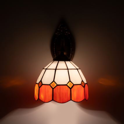 Brilagi - Tiffany glas-in-lood wandlamp SIENNA 1xE14/40W/230V