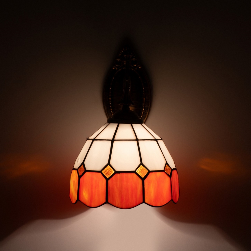 Brilagi - Tiffany glas-in-lood wandlamp SIENNA 1xE14/40W/230V