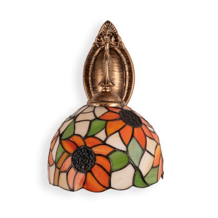 Brilagi - Tiffany glas-in-lood wandlamp SUNFLOWER 1xE14/40W/230V