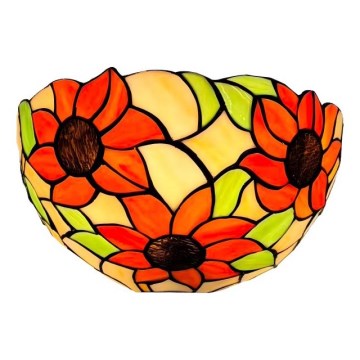 Brilagi - Tiffany glas-in-lood wandlamp SUNFLOWER 1xE14/40W/230V