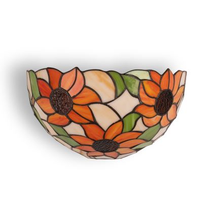 Brilagi - Tiffany glas-in-lood wandlamp SUNFLOWER 1xE14/40W/230V