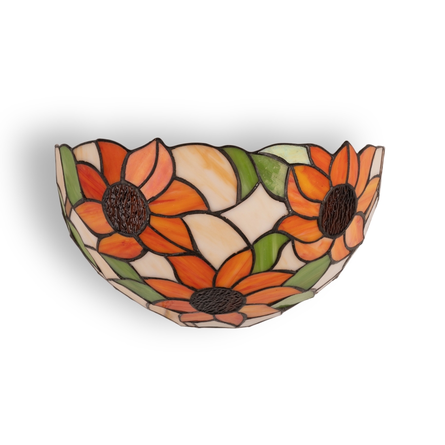 Brilagi - Tiffany glas-in-lood wandlamp SUNFLOWER 1xE14/40W/230V