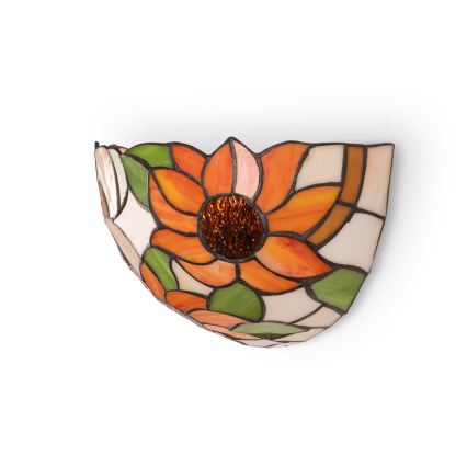 Brilagi - Tiffany glas-in-lood wandlamp SUNFLOWER 1xE14/40W/230V