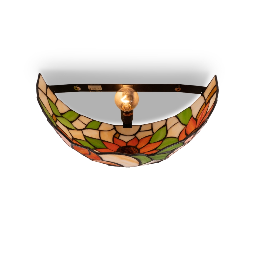 Brilagi - Tiffany glas-in-lood wandlamp SUNFLOWER 1xE14/40W/230V