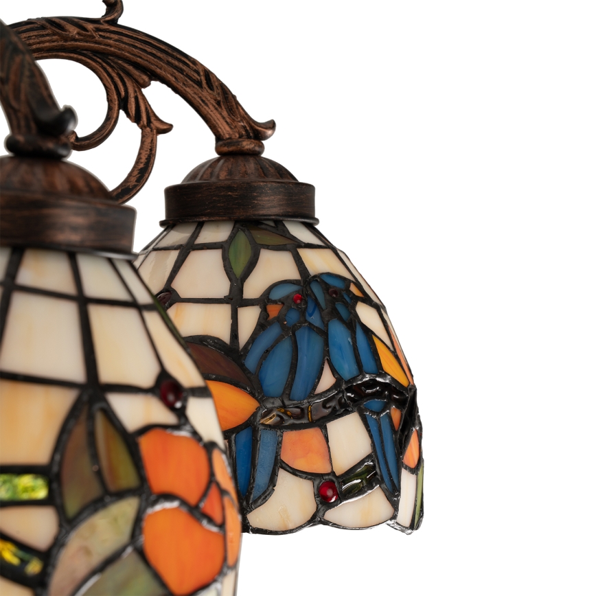 Brilagi - Tiffany-glas plafondlamp JUNGLE 6xE27/60W/230V Ø 60 cm