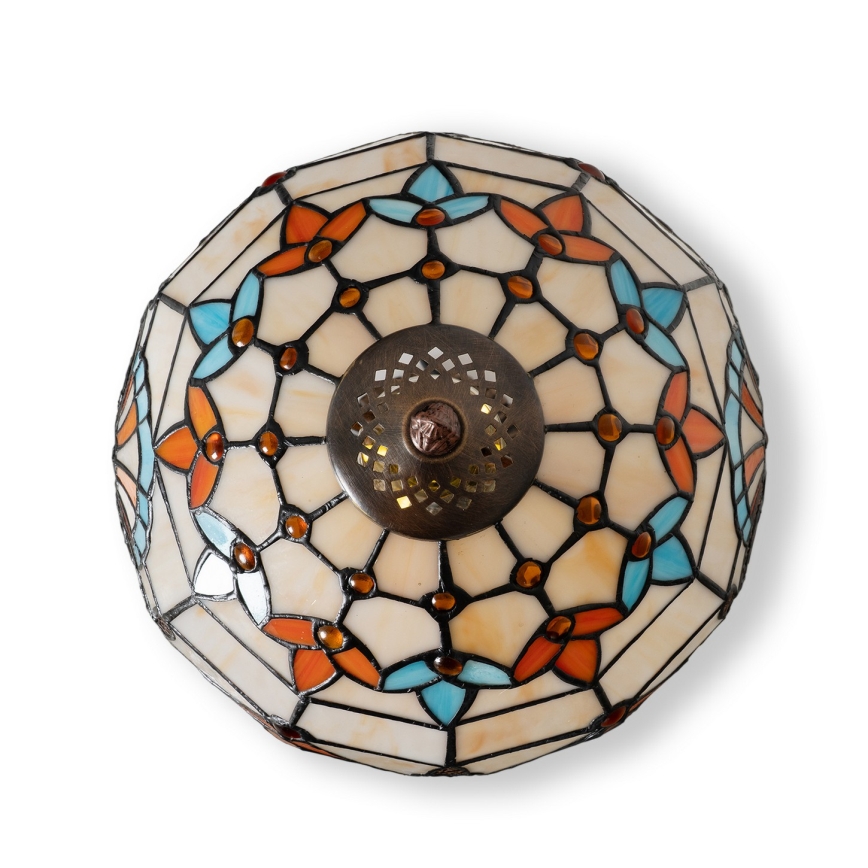 Brilagi - Tiffany-stijl glas-in-lood tafellamp MIRABELLA 1xE27/60W/230V