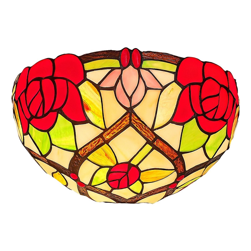 Brilagi - Tiffany-stijl glas-in-lood wandlamp GARLAN 1xE14/40W/230V