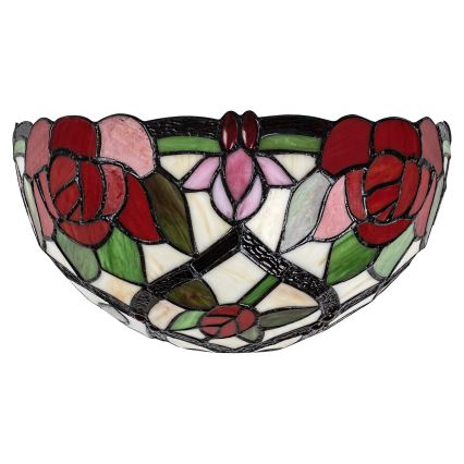 Brilagi - Tiffany-stijl glas-in-lood wandlamp GARLAN 1xE14/40W/230V