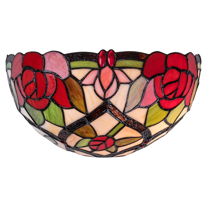 Brilagi - Tiffany-stijl glas-in-lood wandlamp GARLAN 1xE14/40W/230V