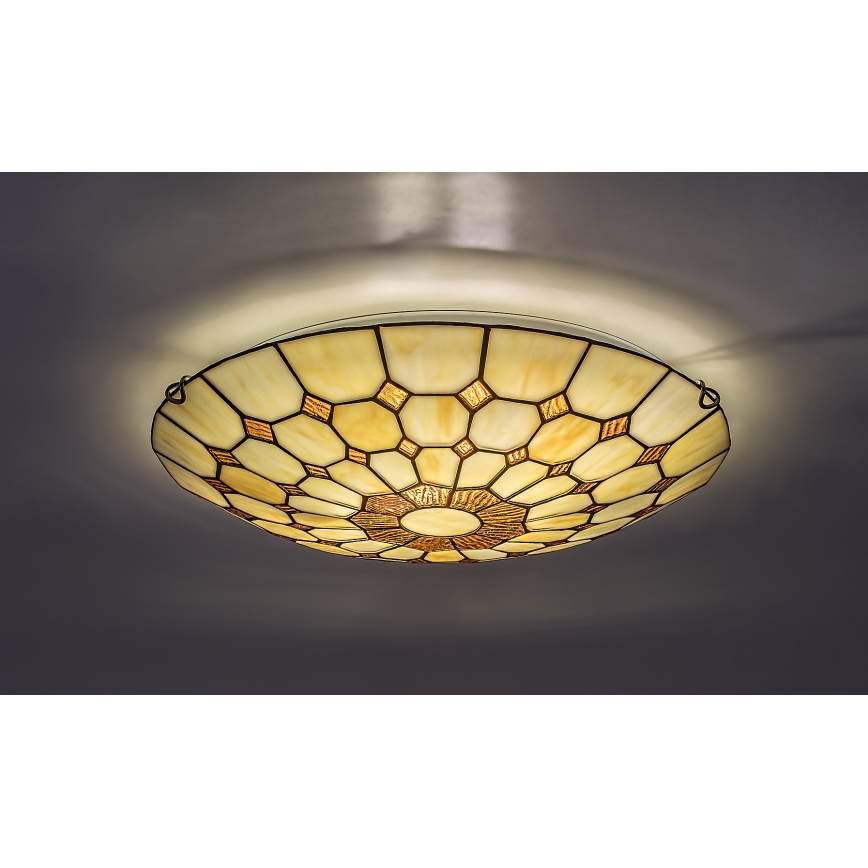Brilagi - Tiffany-stijl plafondlamp DORAN 2xE27/60W/230V