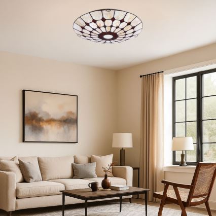 Brilagi - Tiffany-stijl plafondlamp DORAN 2xE27/60W/230V