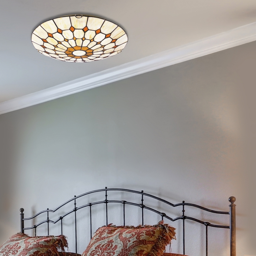 Brilagi - Tiffany-stijl plafondlamp DORAN 2xE27/60W/230V