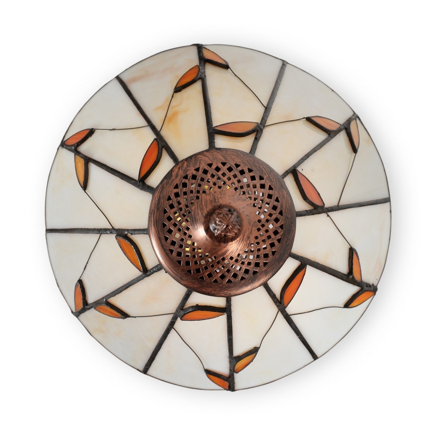 Brilagi - Tiffany-tafellamp FOLIA 1xE27/60W/230V