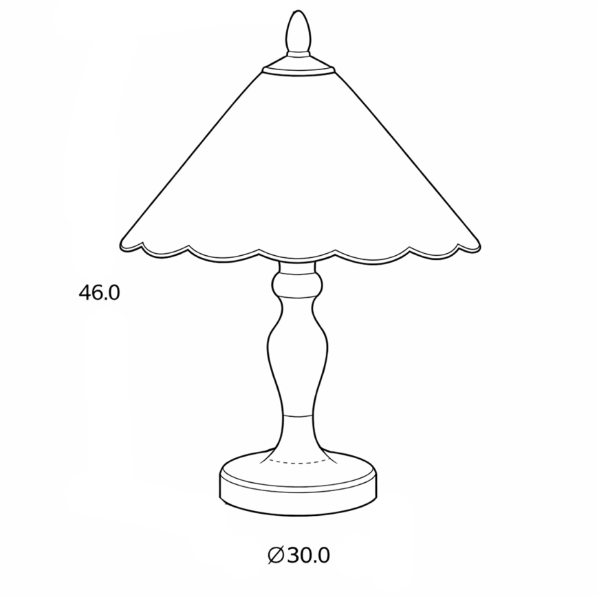 Brilagi - Tiffany-tafellamp FOLIA 1xE27/60W/230V