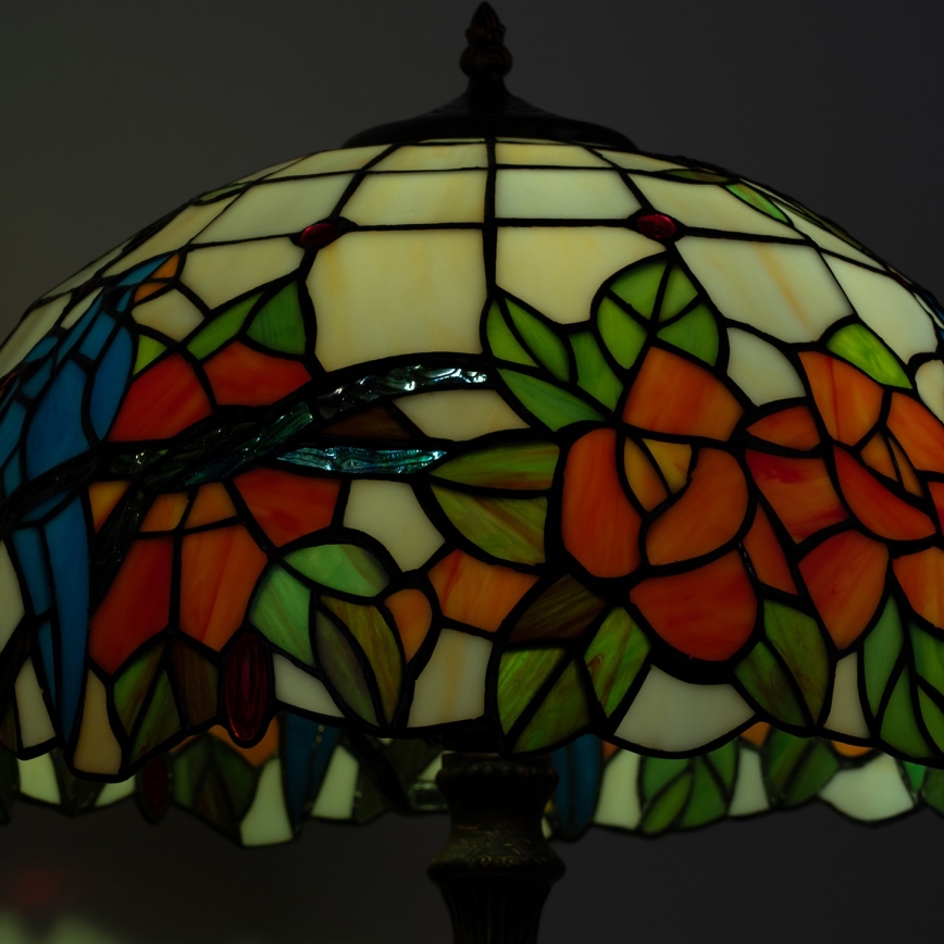 Brilagi - Tiffany-tafellamp JUNGLE 2xE27/60W/230V