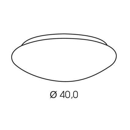 Brilagi - Tiffany-vitraal plafondlamp ivoor 3xE27/60W/230V Ø 40 cm