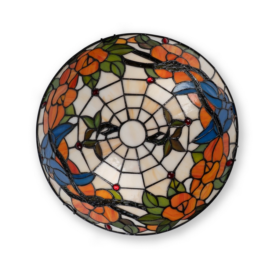 Brilagi - Tiffany-vitraal plafondlamp JUNGLE 2xE27/60W/230V Ø 40 cm