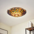 Brilagi - Tiffany-vitraal plafondlamp LUISA 2xE27/60W/230V Ø 40 cm