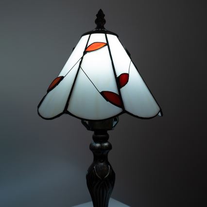 Brilagi - Tiffany-vitraal tafellamp FOLIA 1xE27/60W/230V