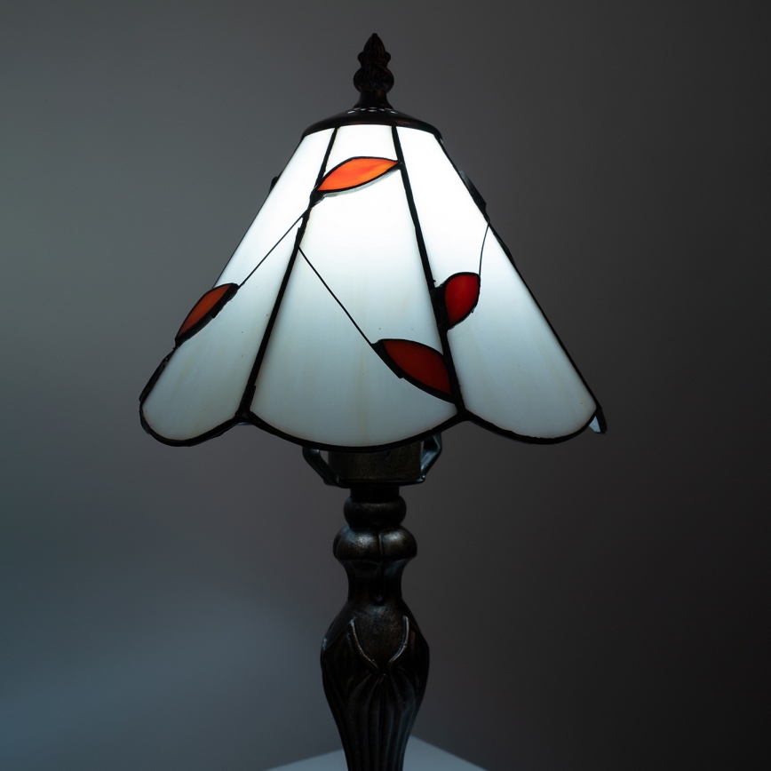Brilagi - Tiffany-vitraal tafellamp FOLIA 1xE27/60W/230V
