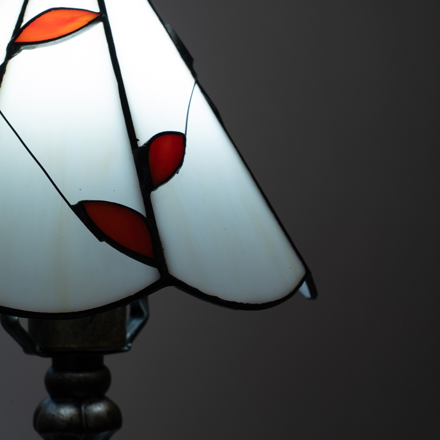 Brilagi - Tiffany-vitraal tafellamp FOLIA 1xE27/60W/230V