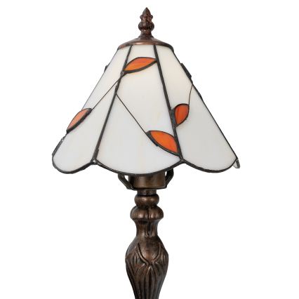 Brilagi - Tiffany-vitraal tafellamp FOLIA 1xE27/60W/230V
