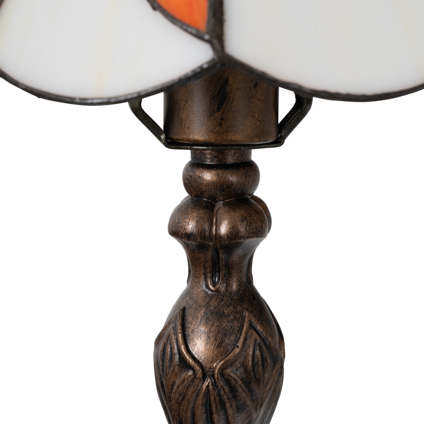 Brilagi - Tiffany-vitraal tafellamp FOLIA 1xE27/60W/230V