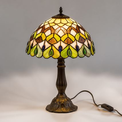 Brilagi - Tiffany-vitraal tafellamp MARGARET 1xE27/40W/230V
