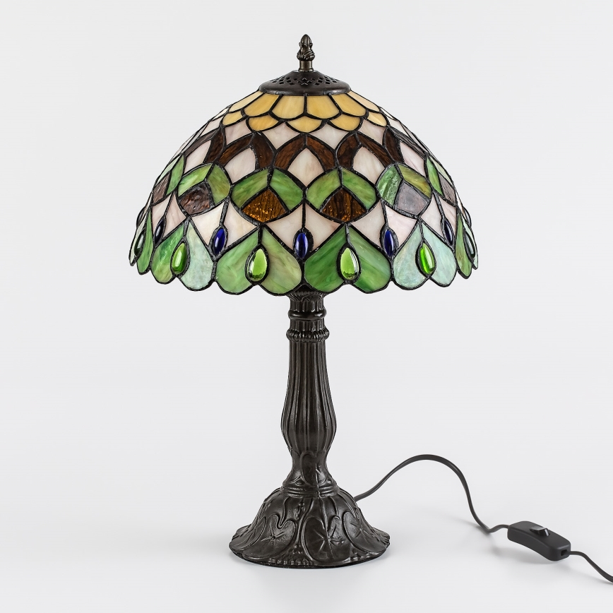 Brilagi - Tiffany-vitraal tafellamp MARGARET 1xE27/40W/230V