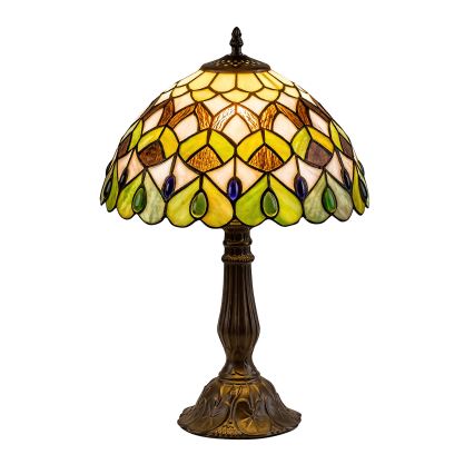 Brilagi - Tiffany-vitraal tafellamp MARGARET 1xE27/40W/230V